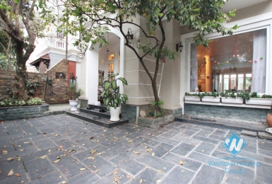 Wonderful house with nice swimming pool for rent in C block, Ciputra, Hanoi